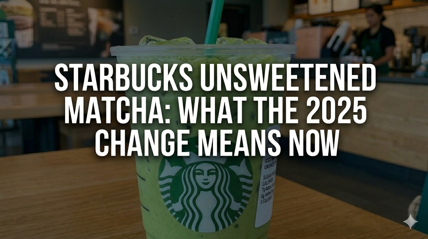 Starbucks Unsweetened Matcha